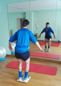 Esercizi di ginnastica di propriocezione